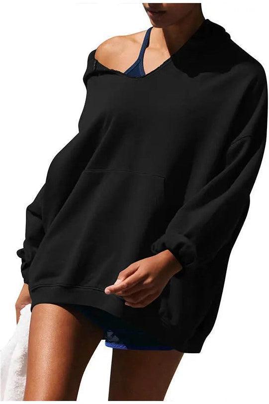 Women's Oversized Casual Hooded Sweatshirt - HEPSIBAH SHOP