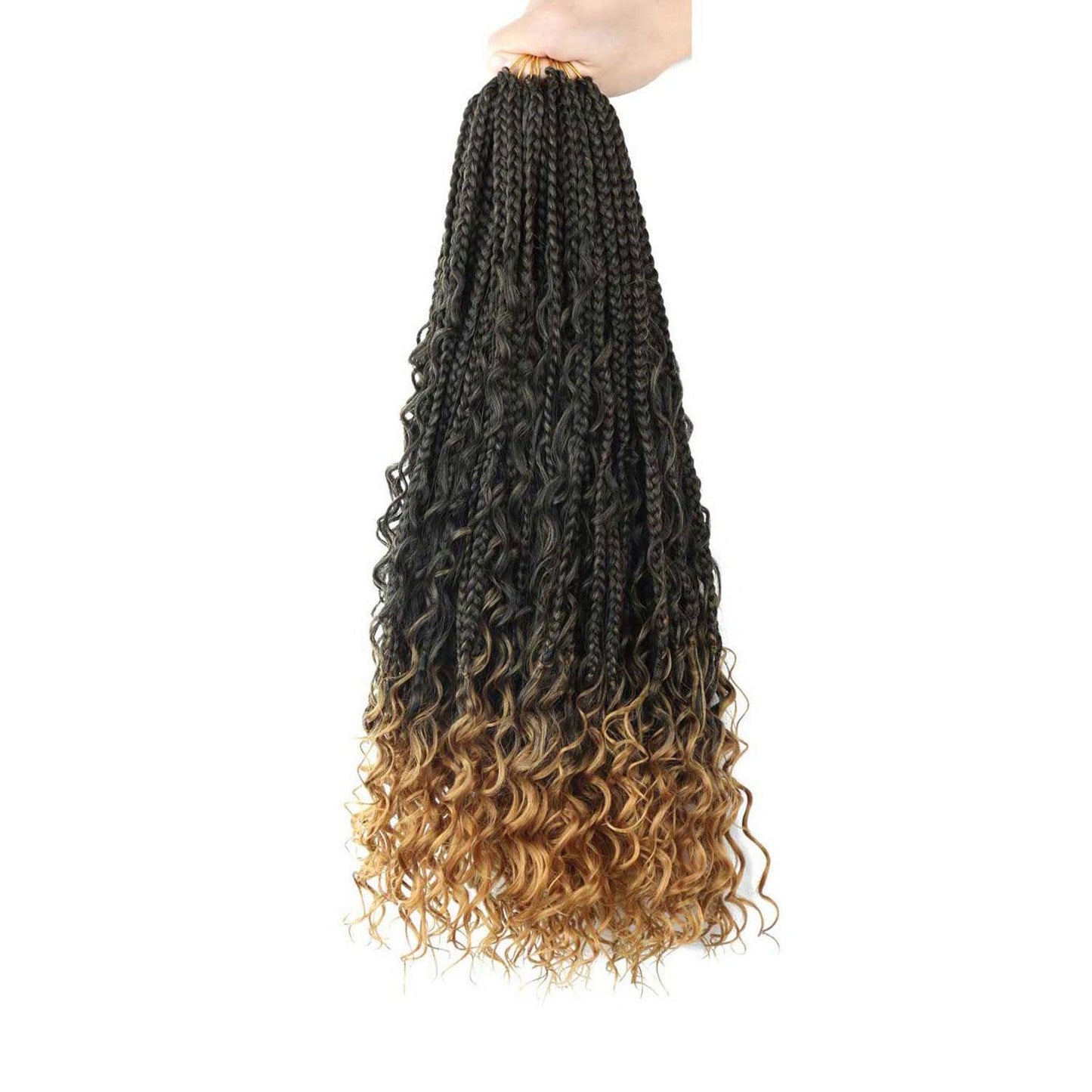 Chemical Fiber Hair Three-strand African Braid Crochet Hair - HEPSIBAH SHOP