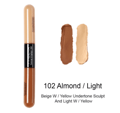 Double Heads Any Skin Type Natural Color Brightening Liquid Concealer - HEPSIBAH SHOP
