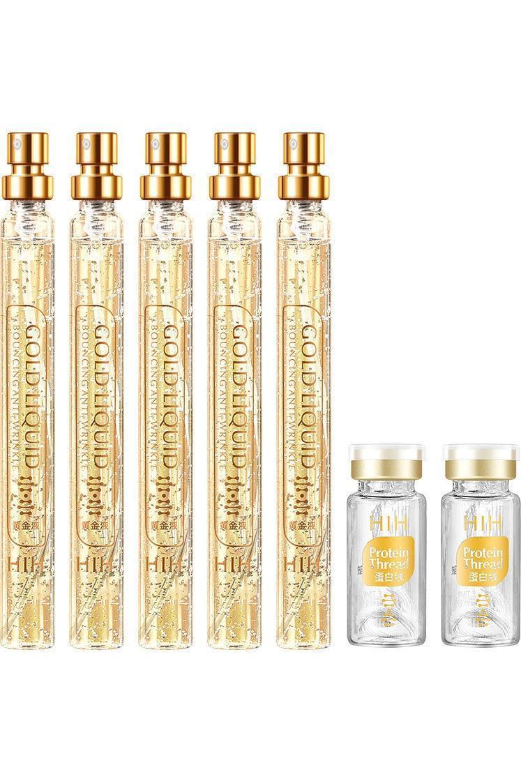 Gold Protein Peptide Kit Beauty Salon Skin Care Product Set Gold Thread Carving Liquid - HEPSIBAH SHOP