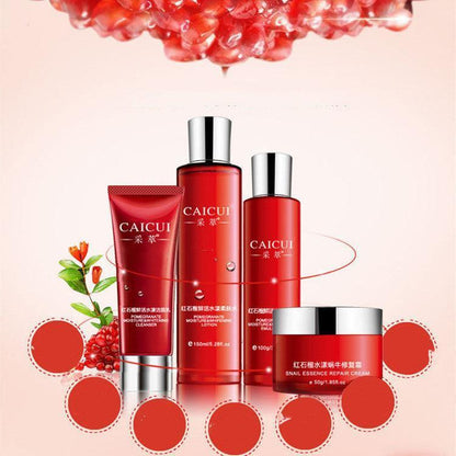 Pomegranate Set Moisturizing Cosmetics Skin Care Products - HEPSIBAH SHOP