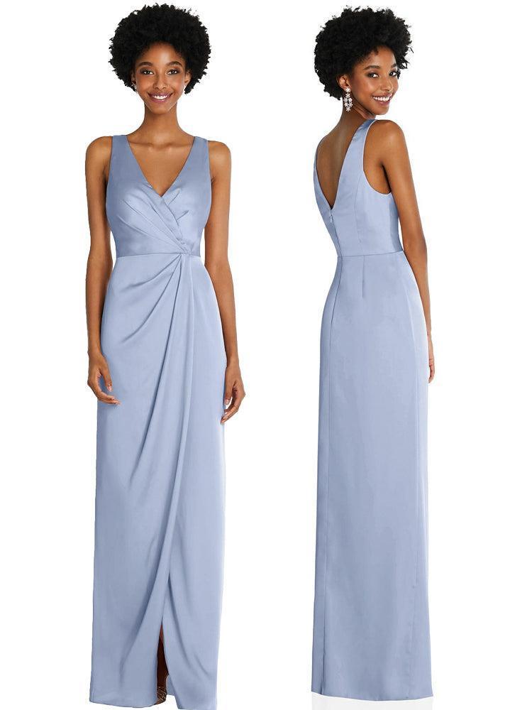 Satin Bridesmaid Dresses Slimming & Shading - HEPSIBAH SHOP