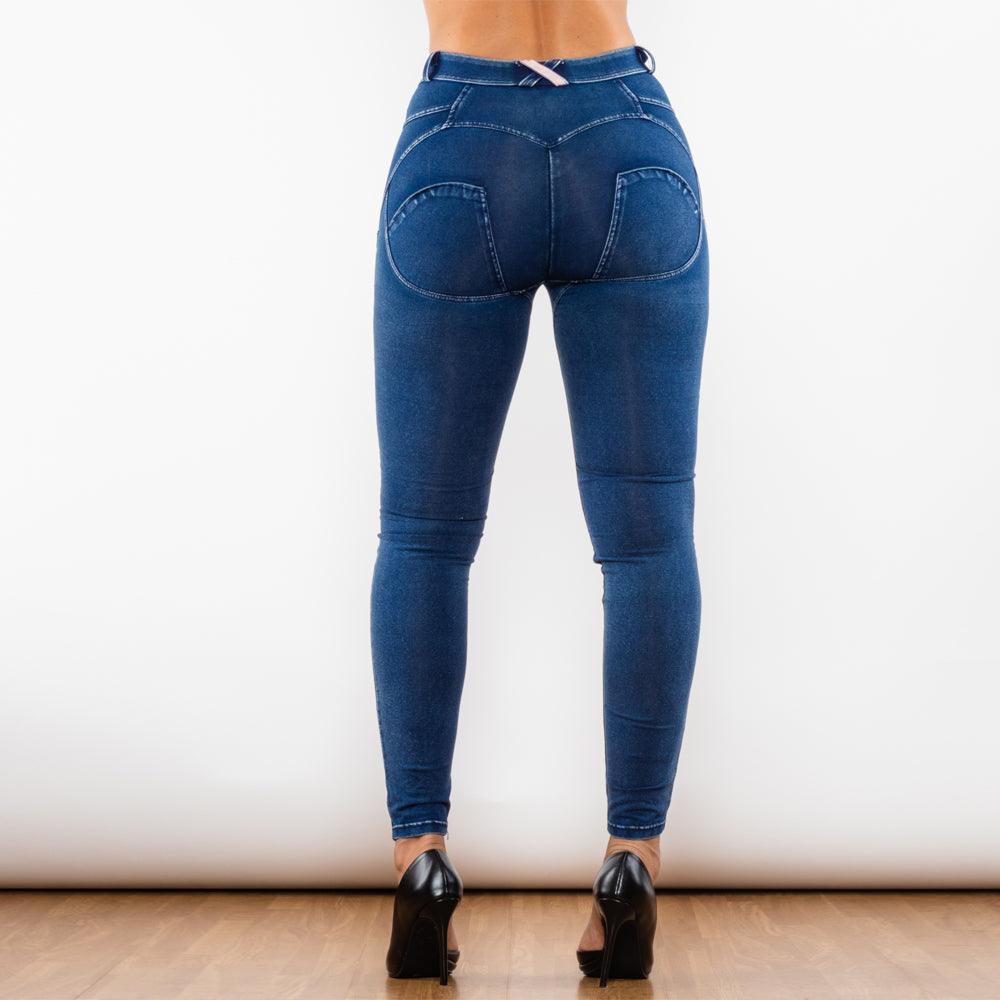 Shascullfites Melody Blue Washed Ripped Jegging - HEPSIBAH SHOP