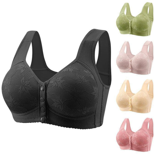 Plus Size Front Closure Vest-style Bra - HEPSIBAH SHOP