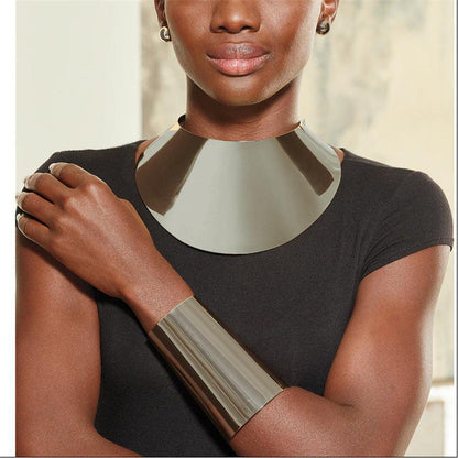 Exaggerated Choker African Metal Necklace - HEPSIBAH SHOP