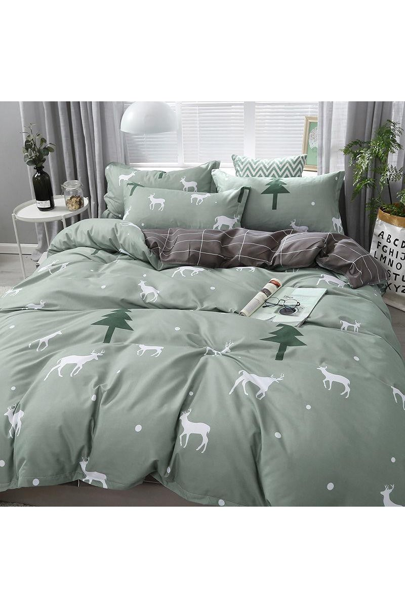 Cartoon Bear 4-pc Bedding Set - HEPSIBAH SHOP