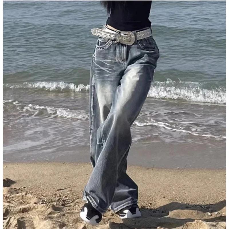 New Women's Vintage Jeans High Waist - HEPSIBAH SHOP