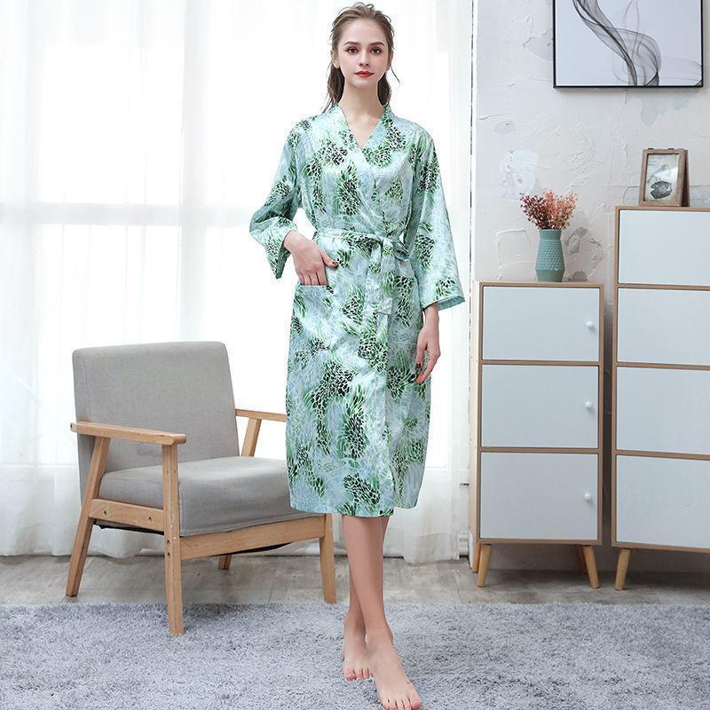 Ice Silk Couple Pajamas Sexy Pajamas Women Short-sleeved Thin Suit - HEPSIBAH SHOP