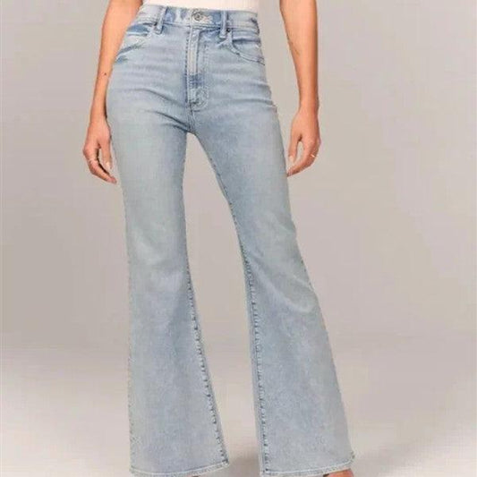 Women's Fashion Casual Solid Color Jeans - HEPSIBAH SHOP