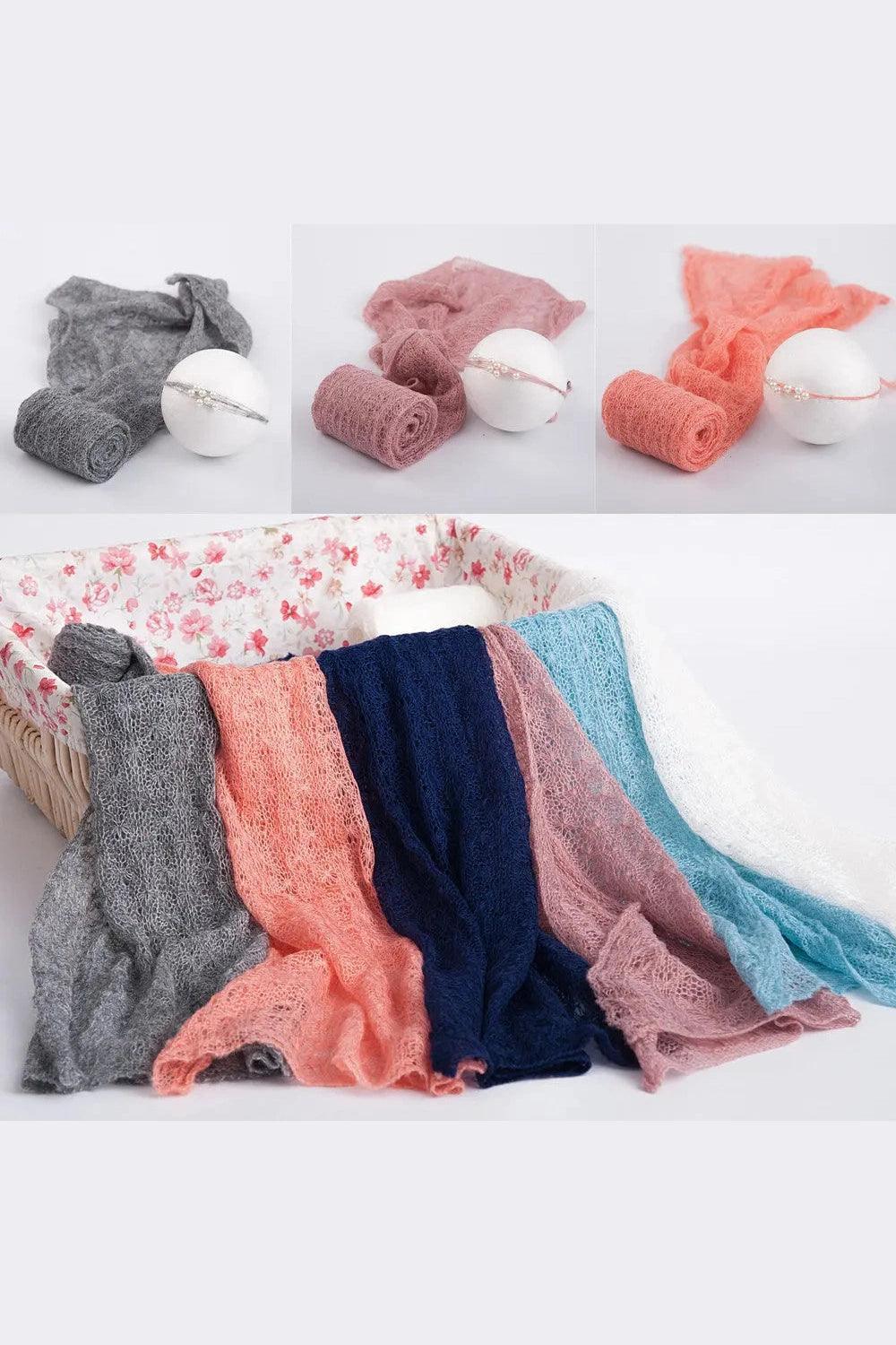 Baby photography summer mohair wrap - HEPSIBAH SHOP