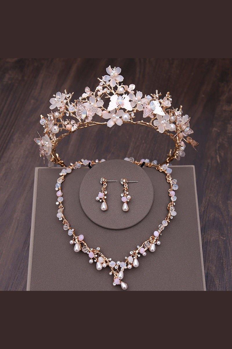 Women's Fashion Wedding Crown Set - HEPSIBAH SHOP