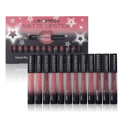 Matte Lipstick Waterproof Long-lasting - HEPSIBAH SHOP