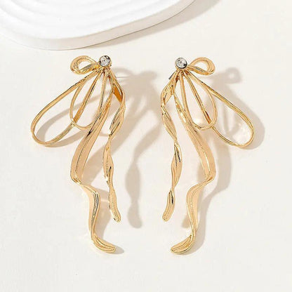 Irregular Large Bow Earrings For Women - HEPSIBAH SHOP