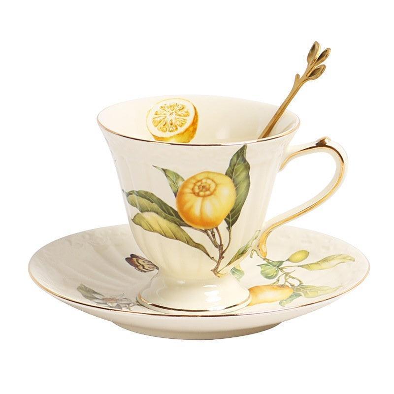 Ceramic British Golden Edge Large Tea Set - HEPSIBAH SHOP