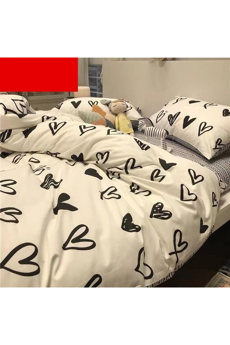 Cartoon Bear 4-pc Bedding Set - HEPSIBAH SHOP