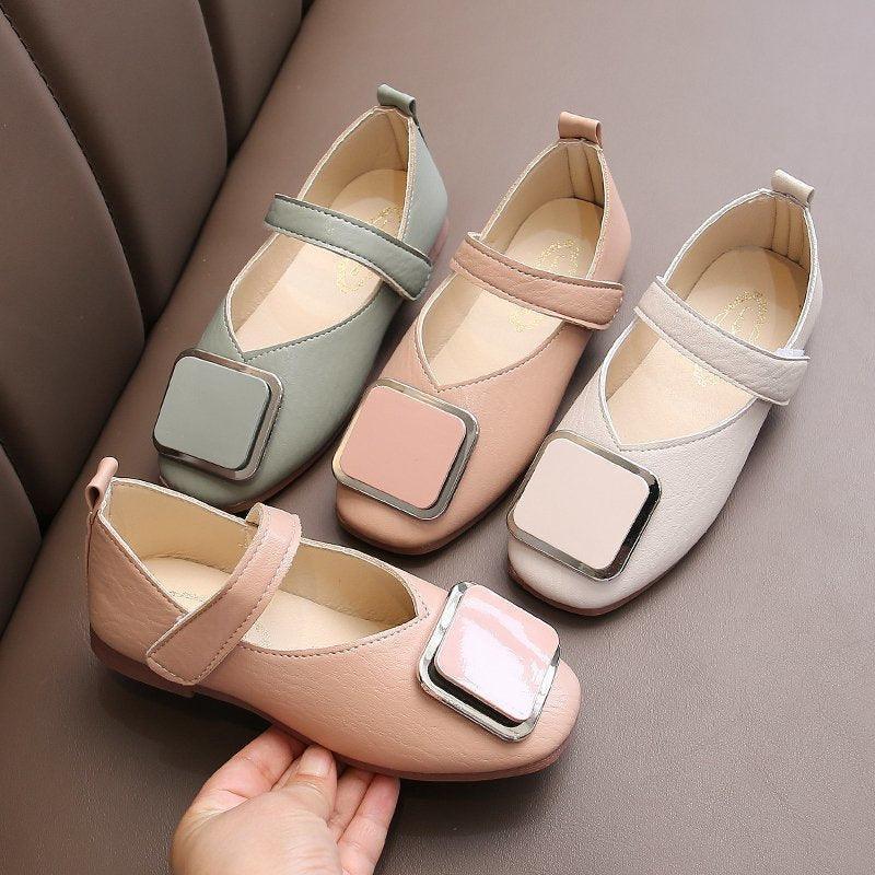 All-match Retro Soft-soled Girls Small Leather Shoes - HEPSIBAH SHOP