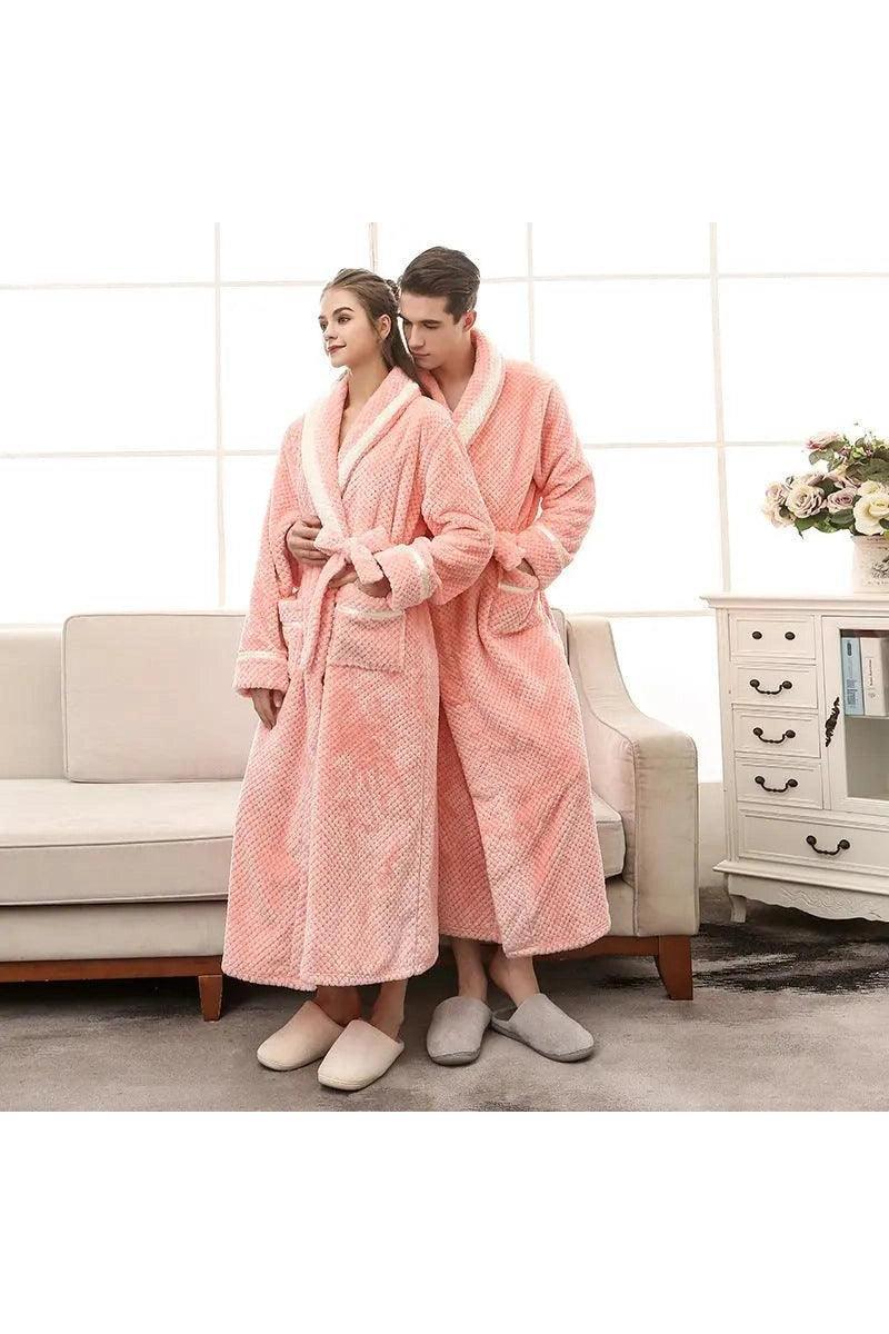 Pajamas Couple Gown Bathrobe Winter Robe - HEPSIBAH SHOP