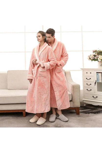 Pajamas Couple Gown Bathrobe Winter Robe - HEPSIBAH SHOP