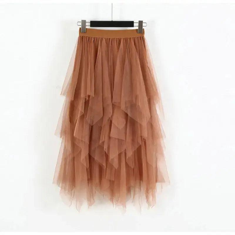 Fashion Spring Party Skirt Elastic High Waist - HEPSIBAH SHOP