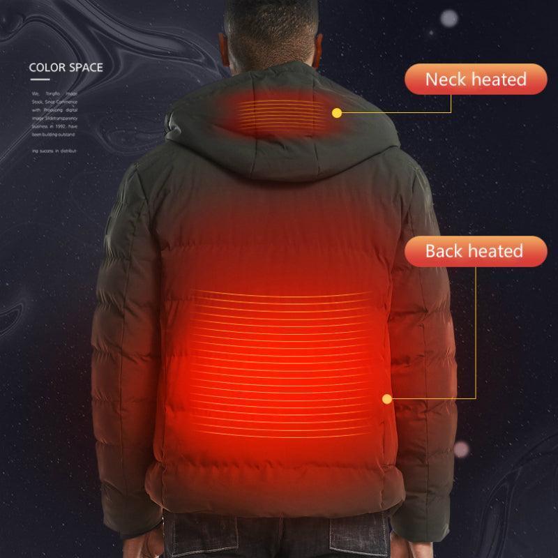 New Cotton Coat USB Smart Electric Heated Jackets - HEPSIBAH SHOP