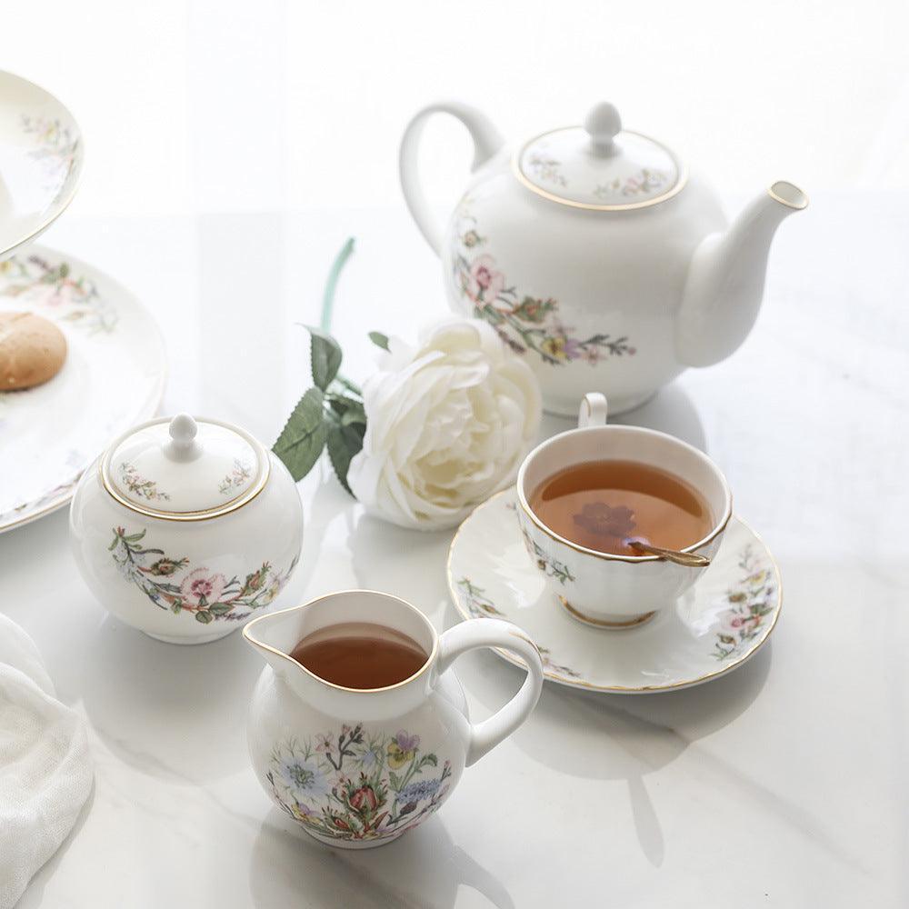 High-end British fine bone China tea set - HEPSIBAH SHOP