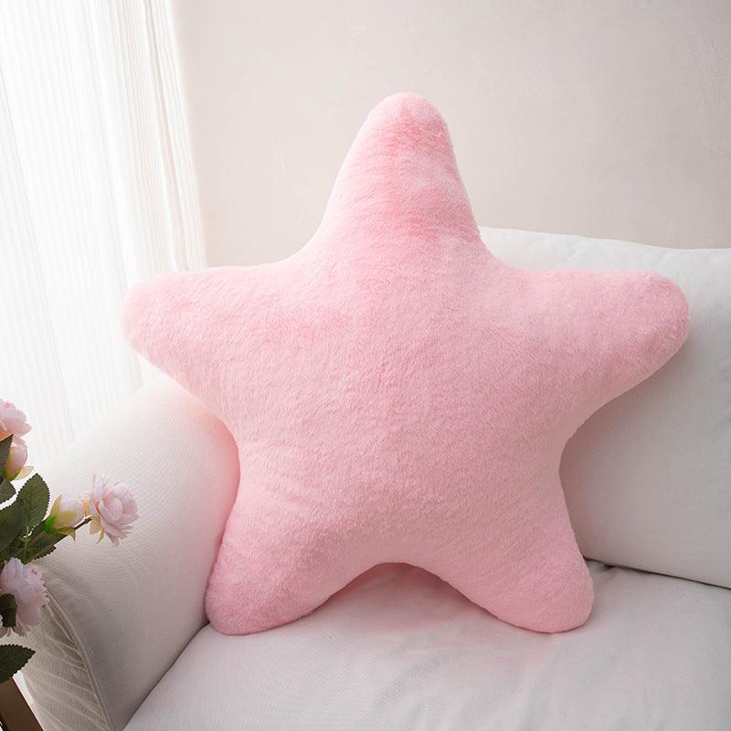 Ins Star Pattern Pillow Super Soft And Cute Plush Pillow Soft Girl Gift