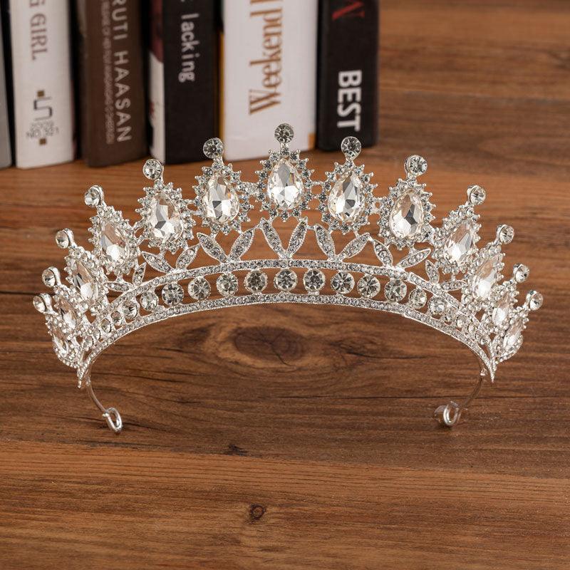 Wedding Bridal Alloy Diamond Crown - HEPSIBAH SHOP