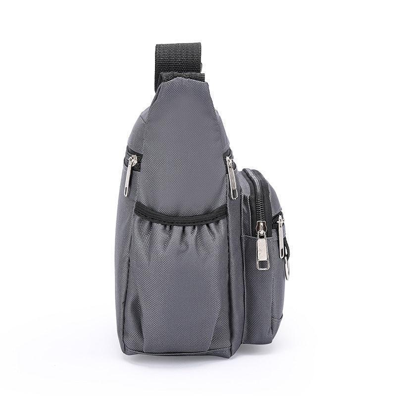 Men's Outdoor Leisure Multi-layer Zipper Messenger Bag - HEPSIBAH SHOP