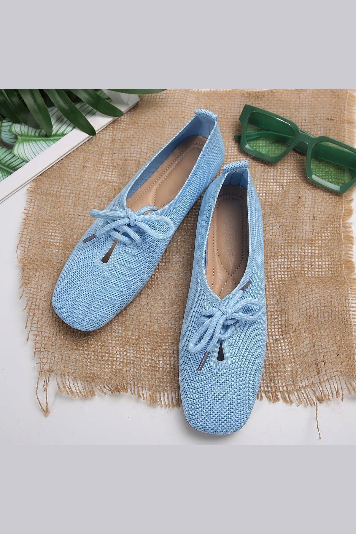 Casual Lace-up Mesh Flats Shoes Women - HEPSIBAH SHOP