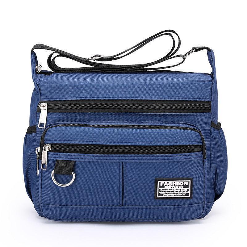 Men's Outdoor Leisure Multi-layer Zipper Messenger Bag - HEPSIBAH SHOP