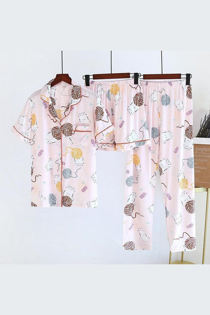 Women's Home Cute Thin Style Pajamas