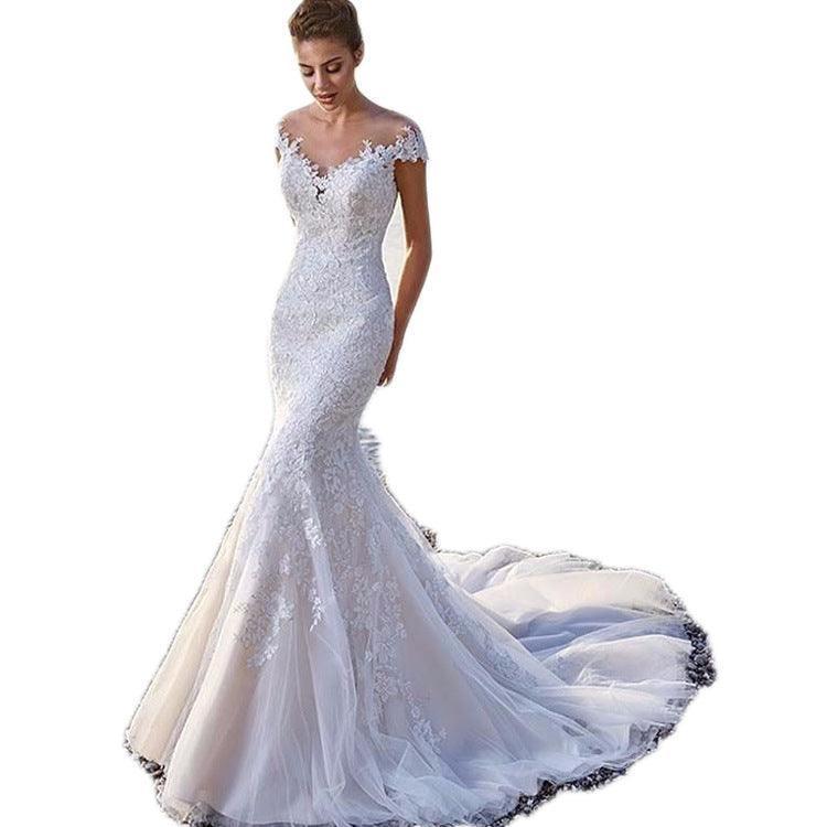 Princess Bride Mermaid Wedding Dress - HEPSIBAH SHOP