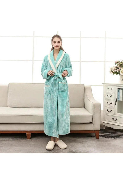 Pajamas Couple Gown Bathrobe Winter Robe - HEPSIBAH SHOP