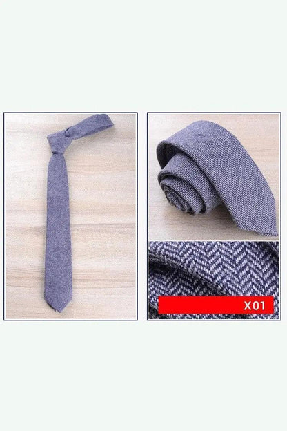 Wool Tie Men Formal Wear England - HEPSIBAH SHOP