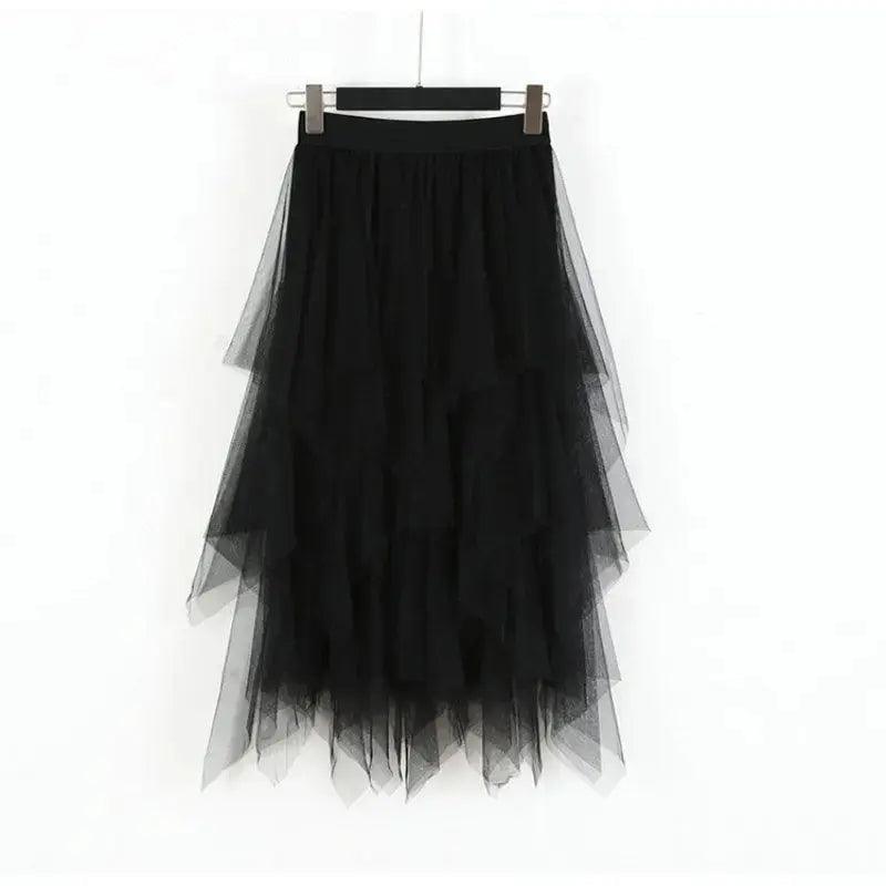 Fashion Spring Party Skirt Elastic High Waist - HEPSIBAH SHOP