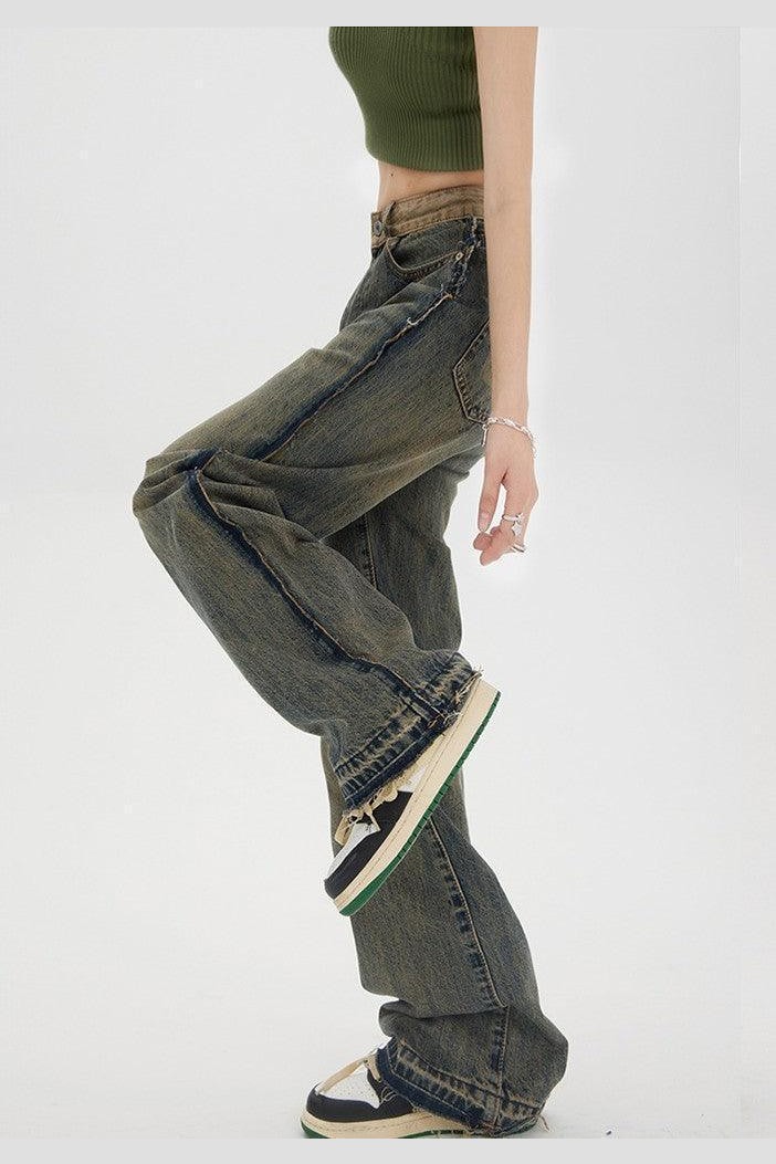 Women's High-waisted Baggy Jeans - HEPSIBAH SHOP
