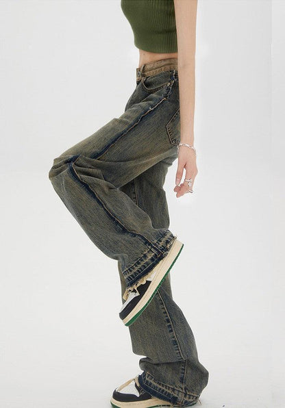 Women's High-waisted Baggy Jeans - HEPSIBAH SHOP