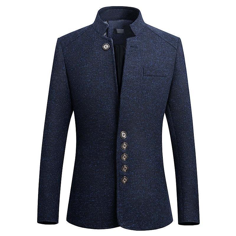 British gentleman stand collar jacket - HEPSIBAH SHOP