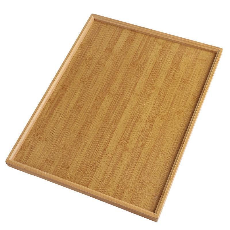 Rectangular Minimalist Household Bamboo Tea Tray