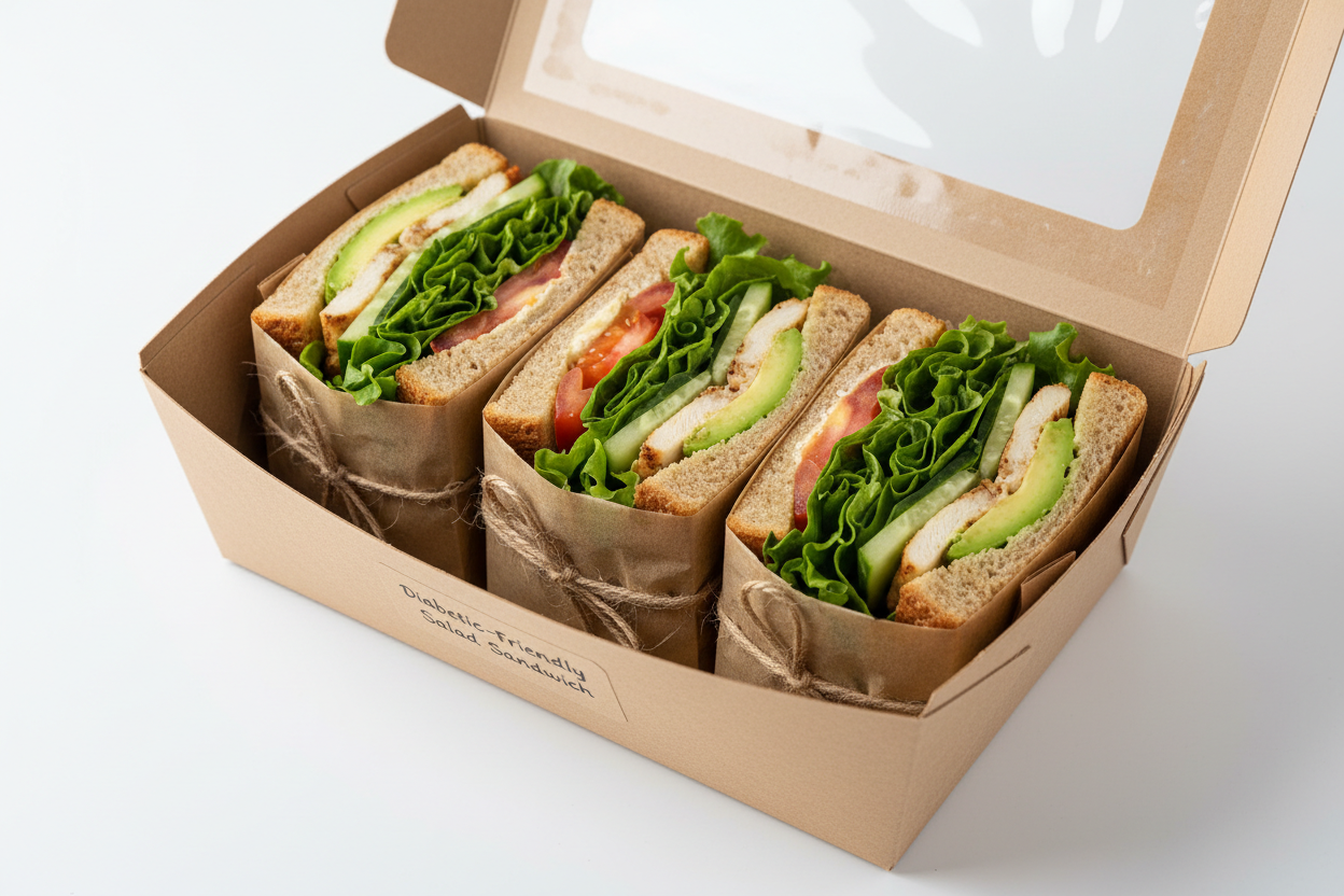 chicken or tuna salad sandwich