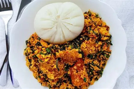 🥣 Egusi + Pounded Yam — £12