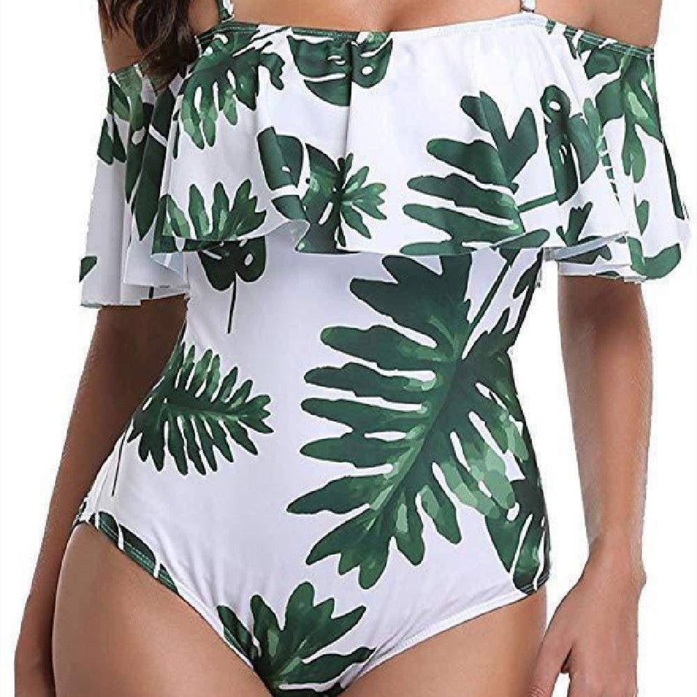 Slim Off Shoulder Women's One-piece Swimsuit - HEPSIBAH SHOP