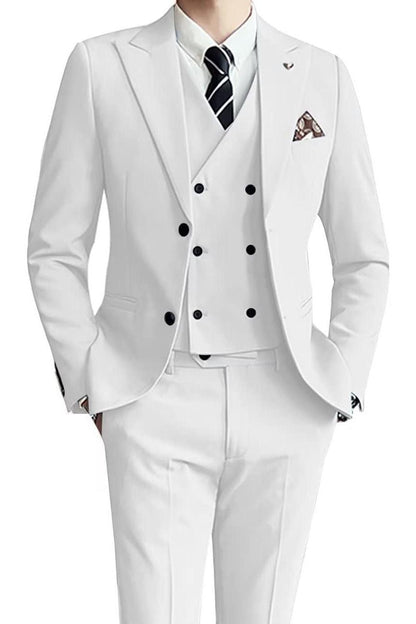 Three-piece Men's Suit Slim Fit - HEPSIBAH SHOP