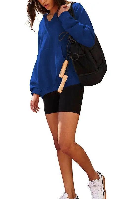 Women's Oversized Casual Hooded Sweatshirt - HEPSIBAH SHOP