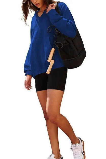 Women's Oversized Casual Hooded Sweatshirt - HEPSIBAH SHOP