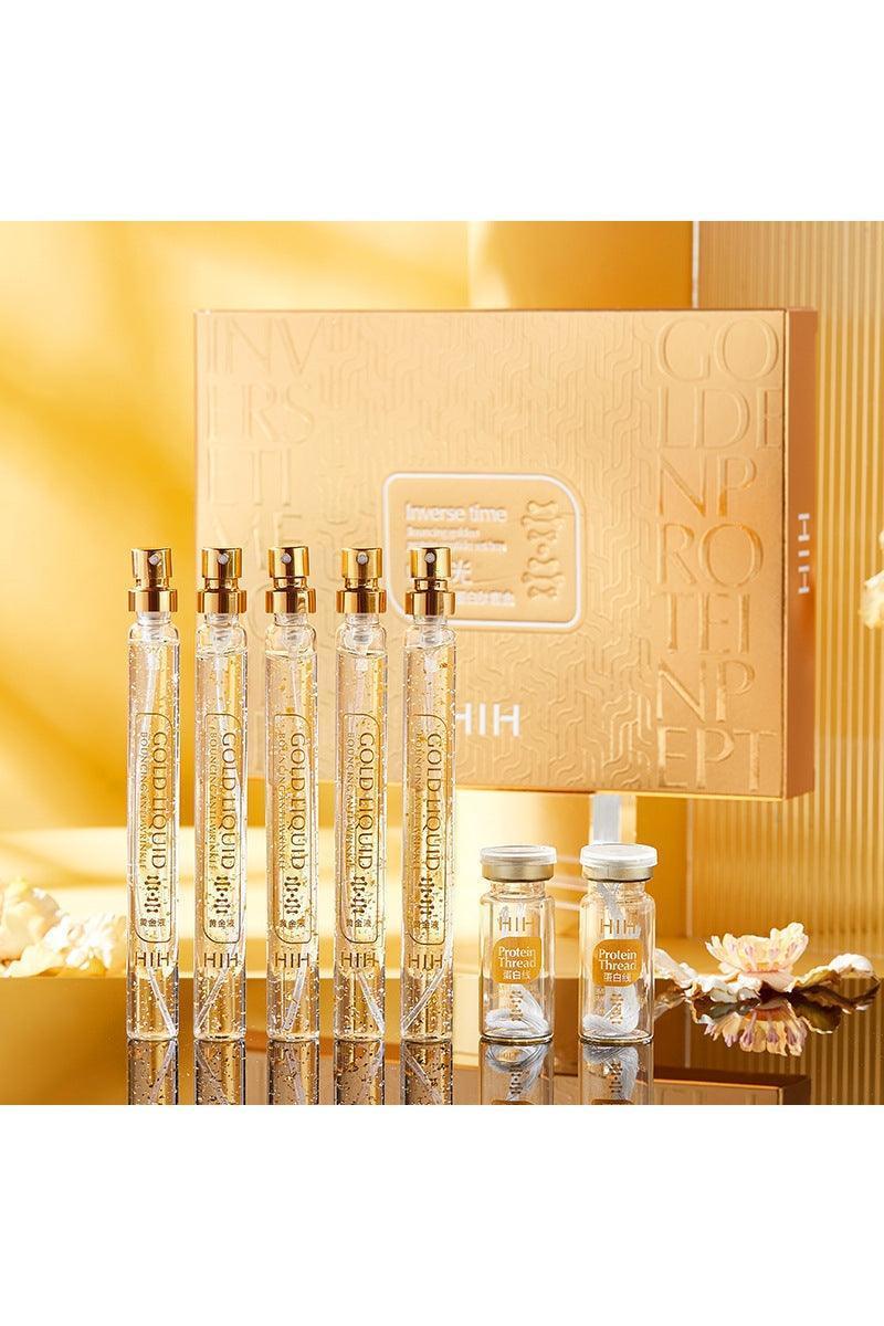 Gold Protein Peptide Kit Beauty Salon Skin Care Product Set Gold Thread Carving Liquid - HEPSIBAH SHOP