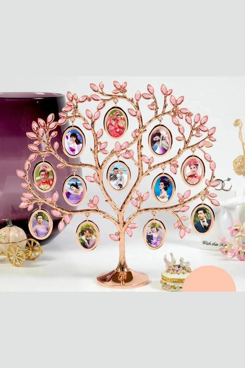 Rhinestone Family Tree Photo Frame - HEPSIBAH SHOP