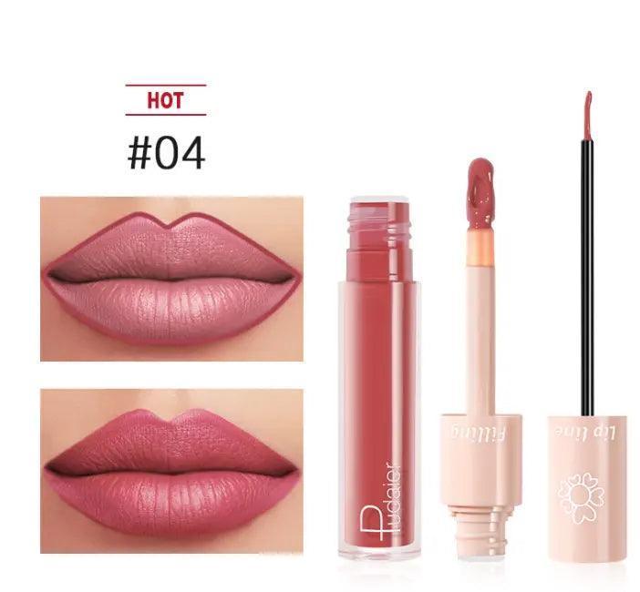 Pudaier Dual Lipstick Lip Gloss - HEPSIBAH SHOP