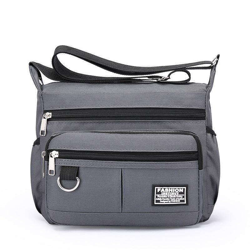 Men's Outdoor Leisure Multi-layer Zipper Messenger Bag - HEPSIBAH SHOP