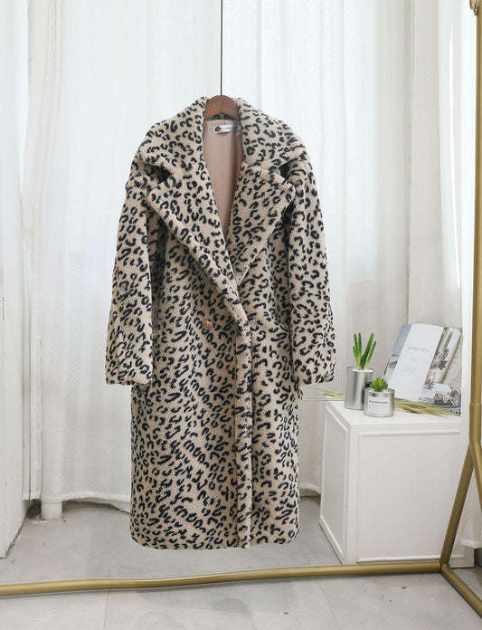 Overcoat Sheep Sheared Fur Loose Jacket - HEPSIBAH SHOP